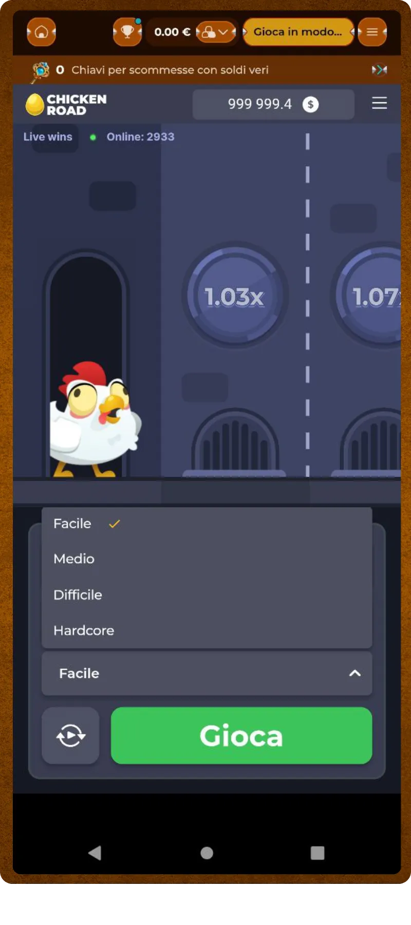 Grande vincita Chicken Road